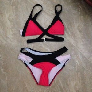 Strappy Bikini top and bottom