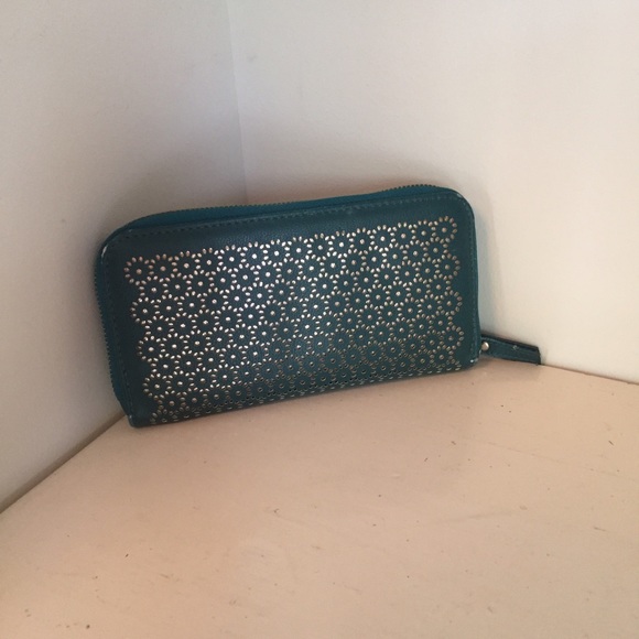 Urban Outfitters Teal Wallet