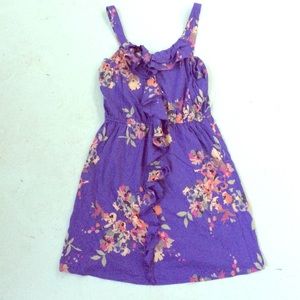 Purple Floral Dress
