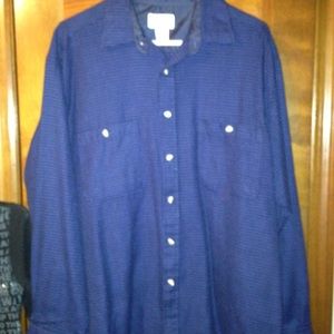 VNTG 10/10 Royal Blue w/Sm Black Checks 2 Pockets