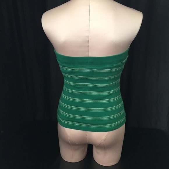 Arizona jean green striped tube shirt. - Picture 3 of 4