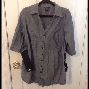 Grey Tunic with Bow Belt size 3X.