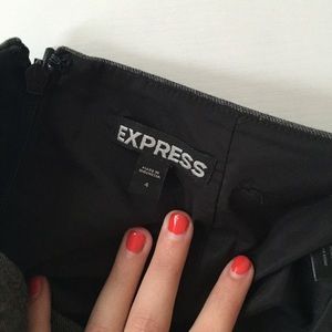 Gray Express Pencil Skirt