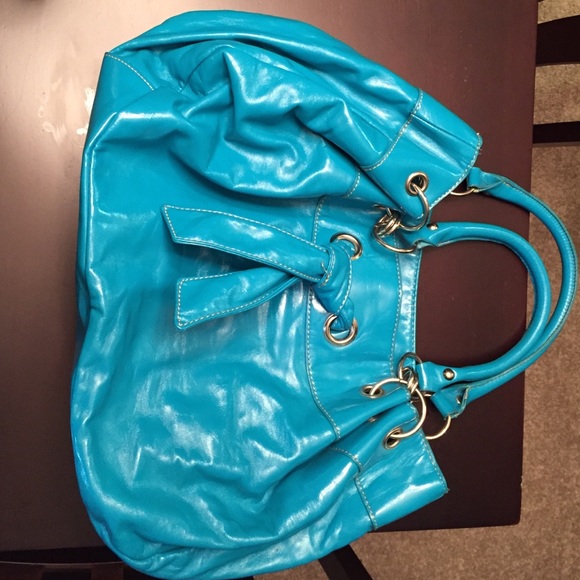 Teal purse