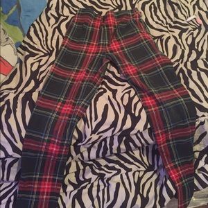 Pretty little liars plaid leggings