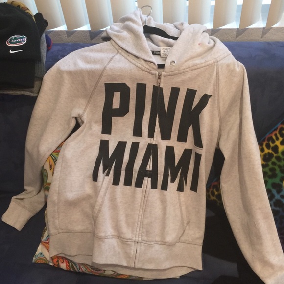 Pink vs zip up hoodie