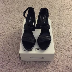 Black Aldo Sandal