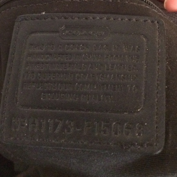 Small Black Coach Purse - Picture 4 of 4