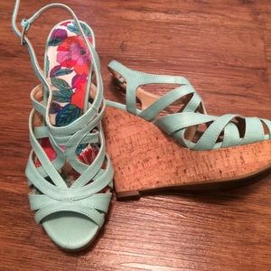 Turquoise wedges