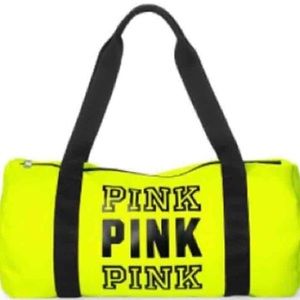 Victoria's Secret pink gym duffle bag