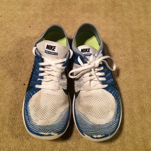 Nike flyknit 4.0 2014 blue/white