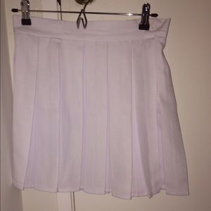 white tennis skirt American apparel