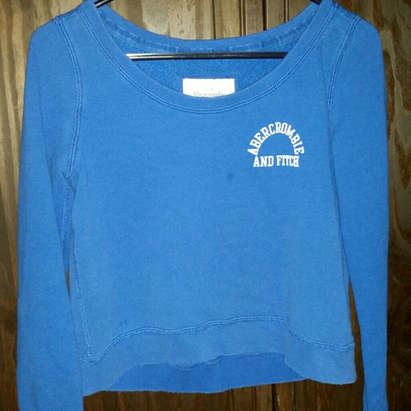 Royal blue cropped sweater