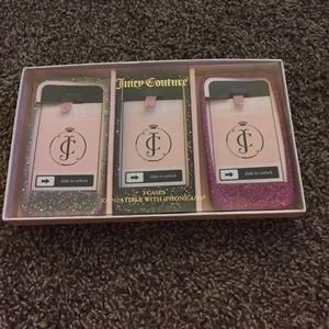 Juicy Couture iPhone 4/4S gel cases set
