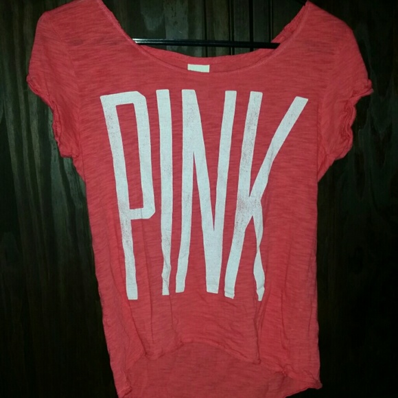 Bright pink PINK t-shirt