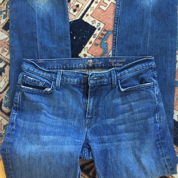 7 FOR ALL MANKIND high waisted boot cut 32