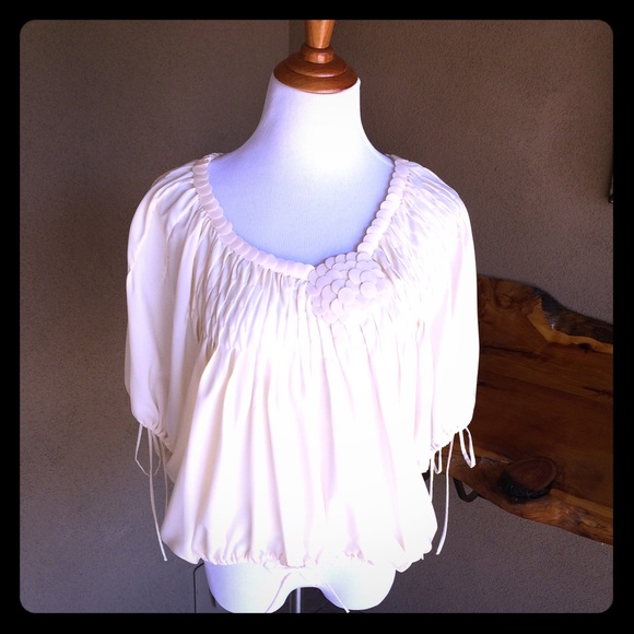 Robbi & Nikki Boho Style Draped Bouse