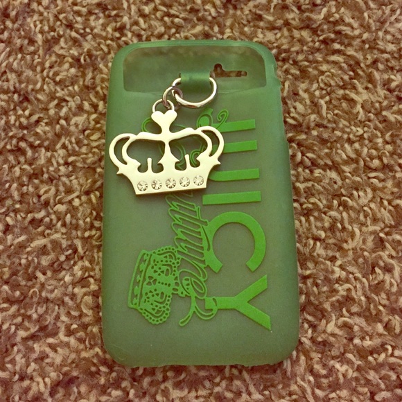 Green Juicy Couture gel case