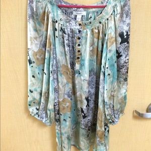 Silky 3 quarter sleeve top