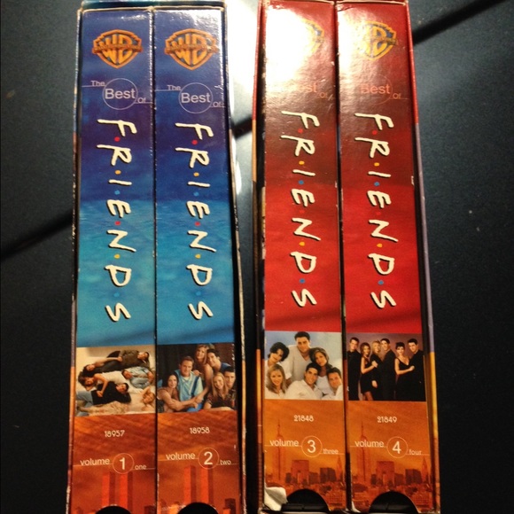 The best of FRIENDS vhs tapes