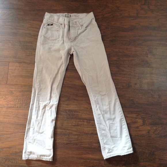 BOYS- Grey lightly distressed straight jeans