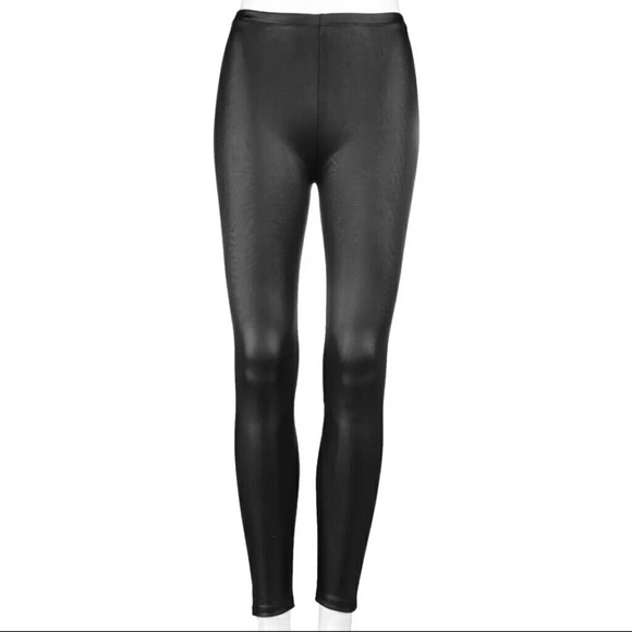 SOLD!!faux leather leggings
