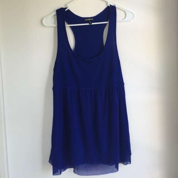 EXPRESS brand M royal blue top