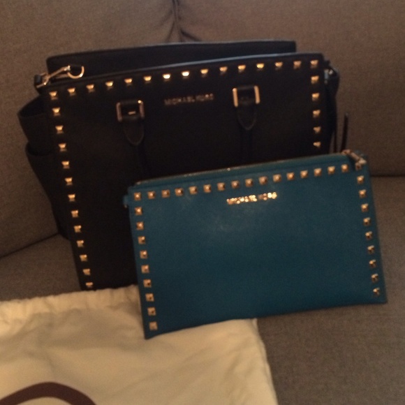 ***SOLD!!!!***Michael Kors large studded tote