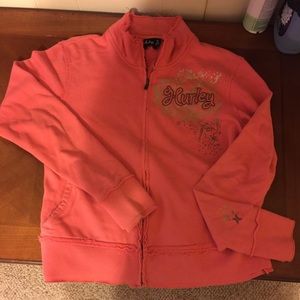 Women's Hurley zip up jacket size XL