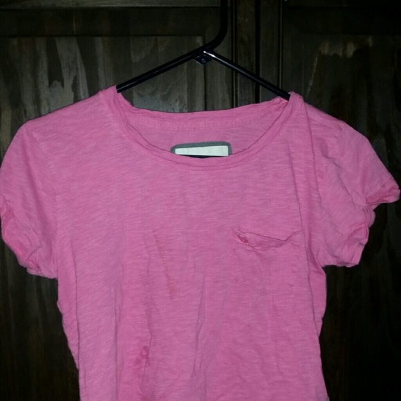 Pink cropped t-shirt