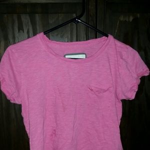 Pink cropped t-shirt