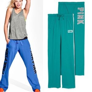 Pink Boyfriend Pants Teal 