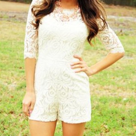 Lace Romper