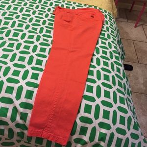 Colored cotton dress pants