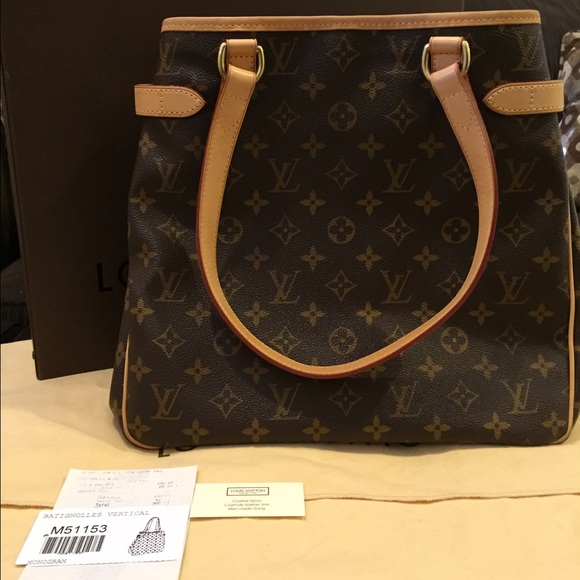 Authentic Louis Vuitton Monogram Batignolles Bag