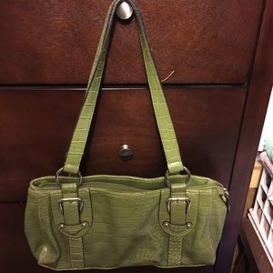 Nine West green purse. Fun vibrant color!