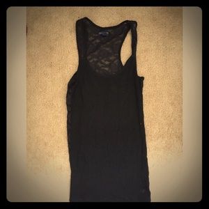 American eagle Black lace tank
