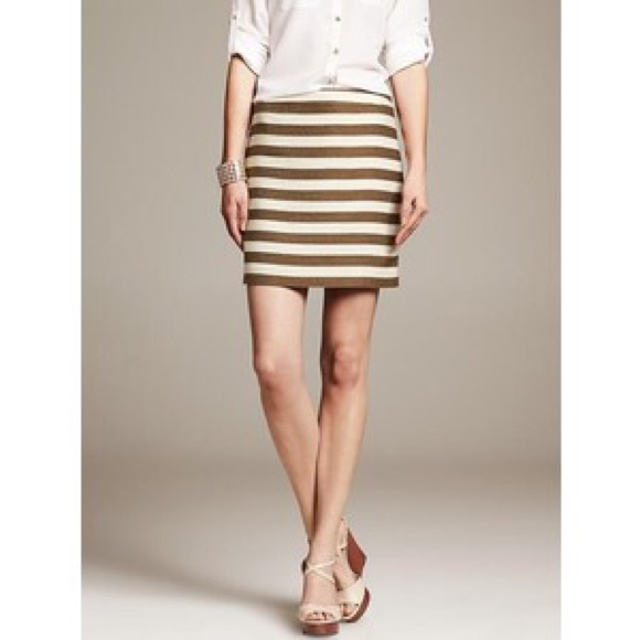 Banana Republic Heritage Striped Skirt - Picture 1 of 3