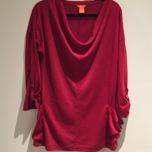 Joe Fresh Red tunic top