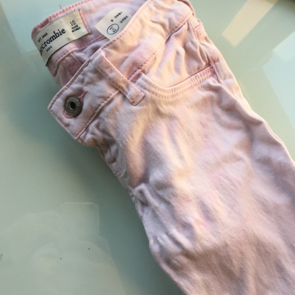 Abercrombie kids jeans pink wash