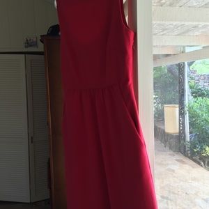Theory red dress