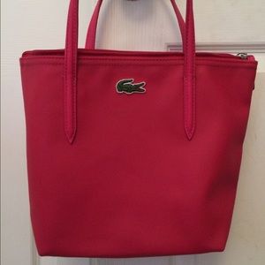Lacoste Hot Pink Tote Bag