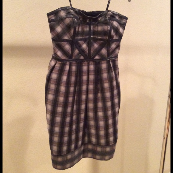 Marc New York Andrew Marc strapless corset dress