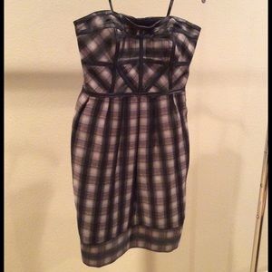 Marc New York Andrew Marc strapless corset dress