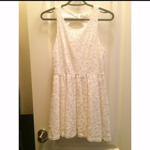 White lace dress
