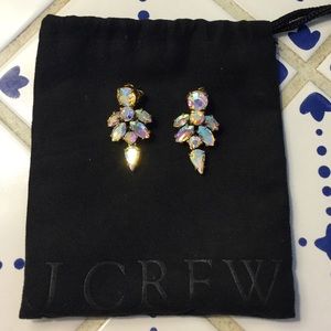 J. Crew Crystal Drop Earrings