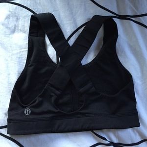Lulu Lemon Black Sports Bra