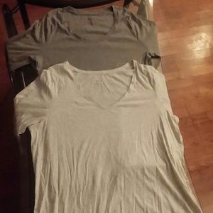 Two shades of grey shirts