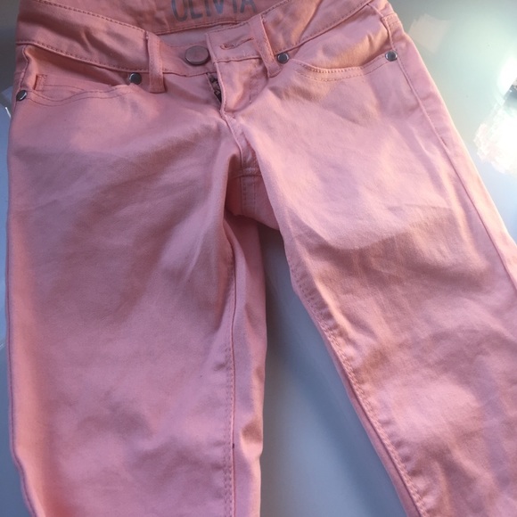 Peach jeans