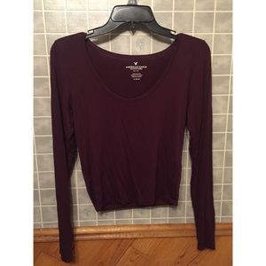 American Eagle Long Sleeve Cropped Top SOLD
